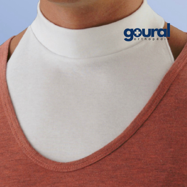 Hygienic tracheostomy bib, 100% cotton