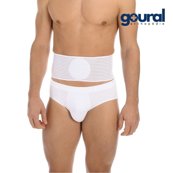 Belt for umbilical hernia reduction