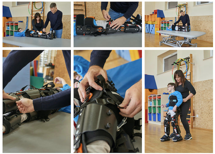 Orthèse pédiatrique hanche-genou-cheville-pied Walker