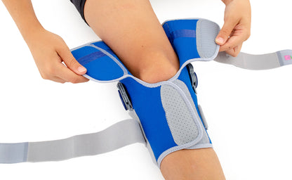 Genouillère-attelle de genou ligamentaire pédiatrique réglable 15° AllOpen