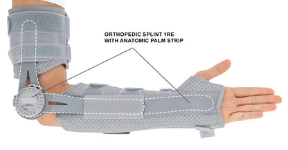 Attelle articulée 2 en 1 immobilisation coude et poignet Wrist and Elbow