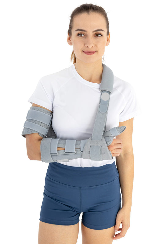 Attelle articulée 2 en 1 immobilisation coude et poignet et pouce Hand and Elbow