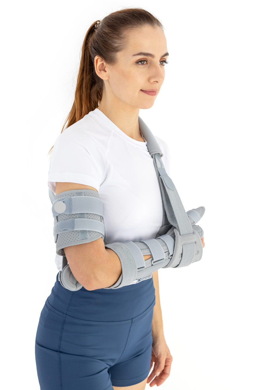 Attelle articulée 2 en 1 immobilisation coude et poignet et pouce Hand and Elbow