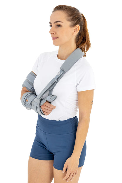 Attelle articulée 2 en 1 immobilisation coude et poignet et pouce Hand and Elbow