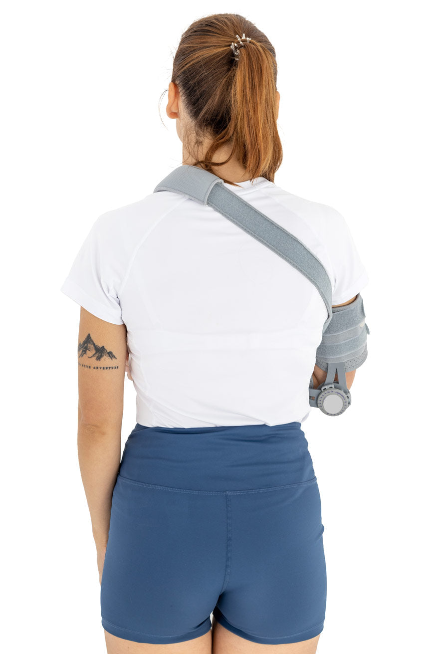 Attelle articulée 2 en 1 immobilisation coude et poignet et pouce Hand and Elbow