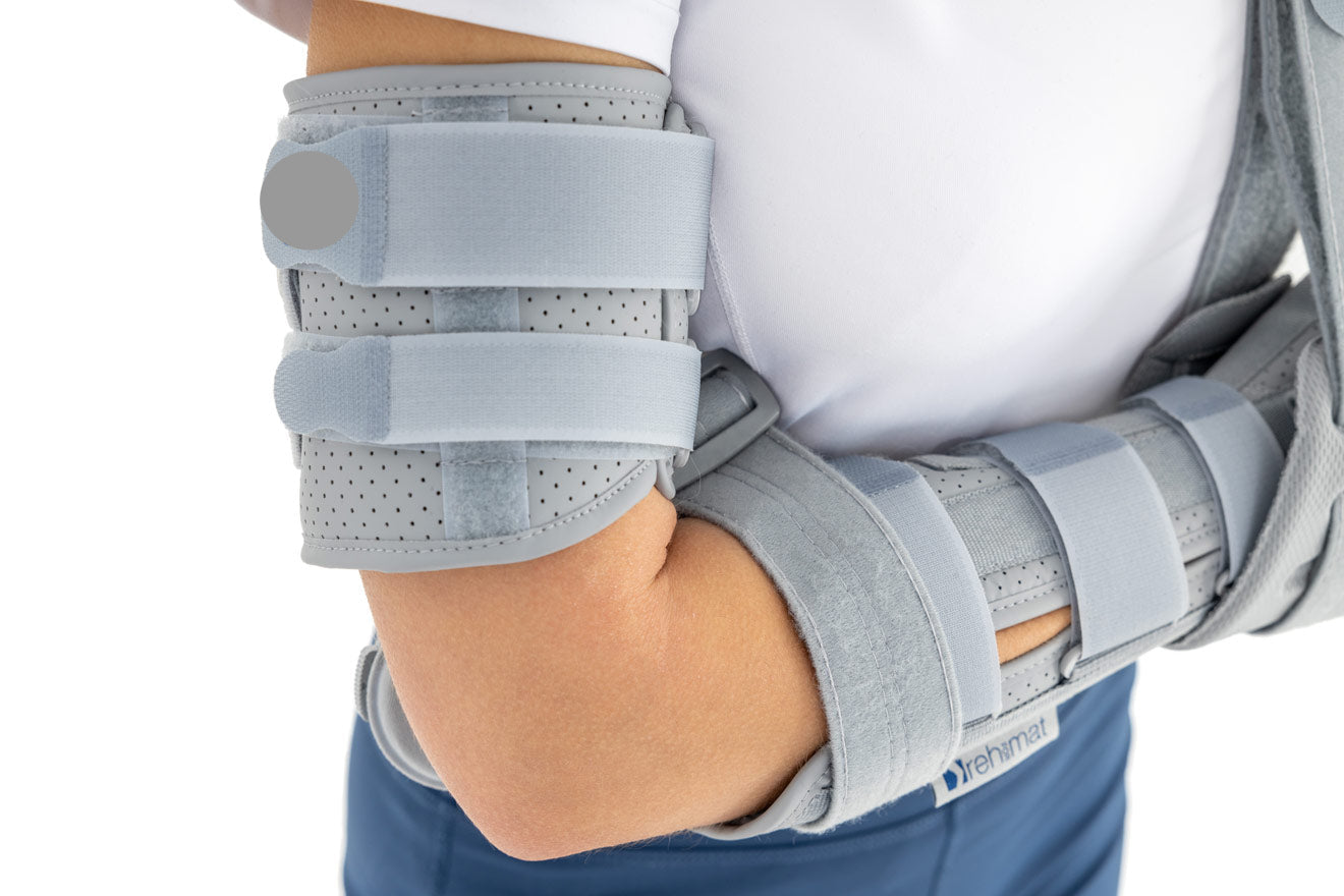 Attelle articulée 2 en 1 immobilisation coude et poignet et pouce Hand and Elbow