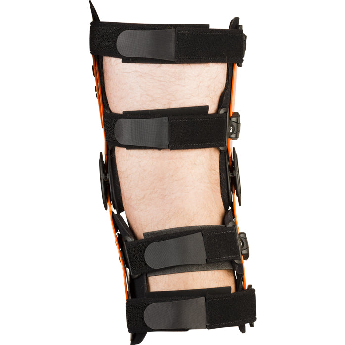 DUO hinged knee brace for unloading gonarthrosis