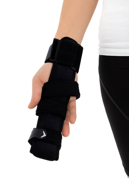 Orthèse de repos poignet main doigts sans pouce