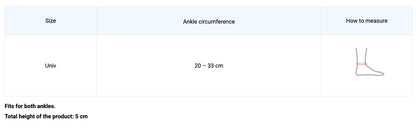 Bandage de cheville pour la stabilisation de l'articulation tibio-tarsienne