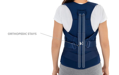 Ceinture-Corset dorso-lombaire avec rappel de posture anti-cyphose full back brace