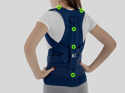 Ceinture-Corset dorso-lombaire avec rappel de posture anti-cyphose full back brace