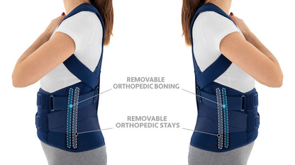 Ceinture-Corset dorso-lombaire avec rappel de posture anti-cyphose full back brace