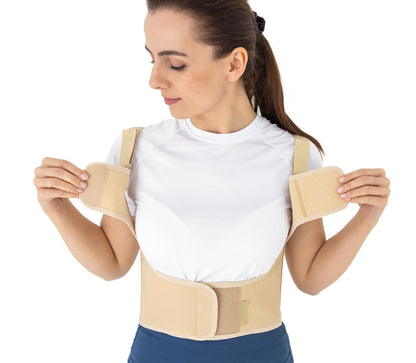 Ceinture de contention thoracique poitrine ouverte pour femme