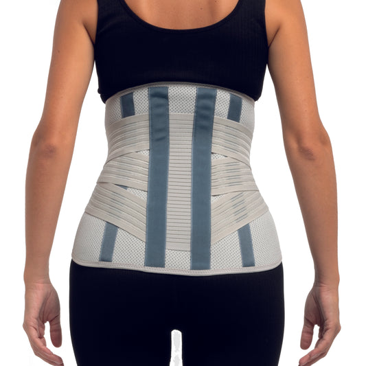 Ceinture de maintien lombaire triple tenseur coupe femme