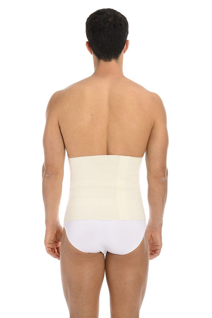 Ceinture de contention en laine chaude et résistante ivoire