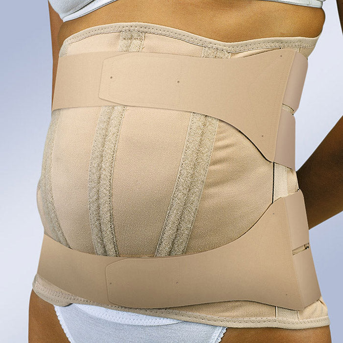 Ceinture corset dorso-lombaire ventre fort à fermeture sangles velcro