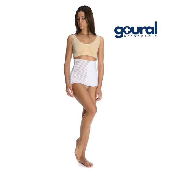 Ceinture de maintien abdominale Multiflex avec panneau réglable coton