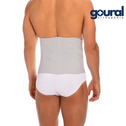 Hygienic abdominal support belt with adjustable elastic underwire in all directions