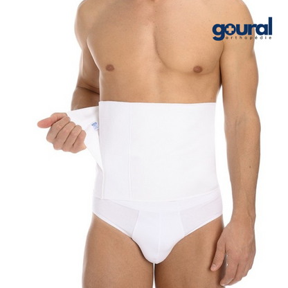 Pure cotton non-elastic abdominal support belt