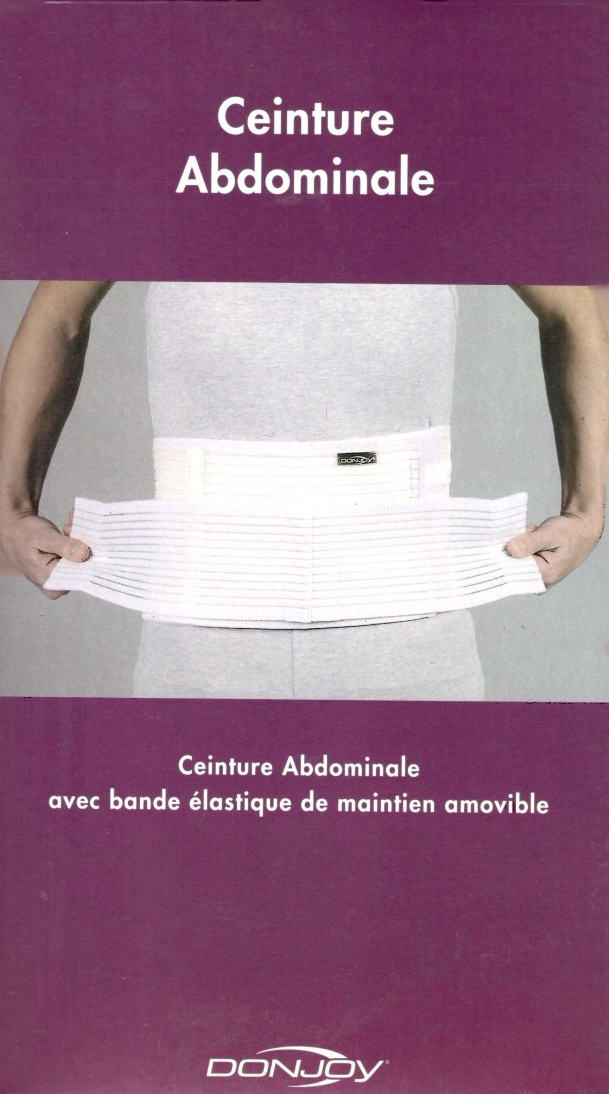 Ceinture de maintien abdominal renforcée hauteur 26,5 cm Donjoy