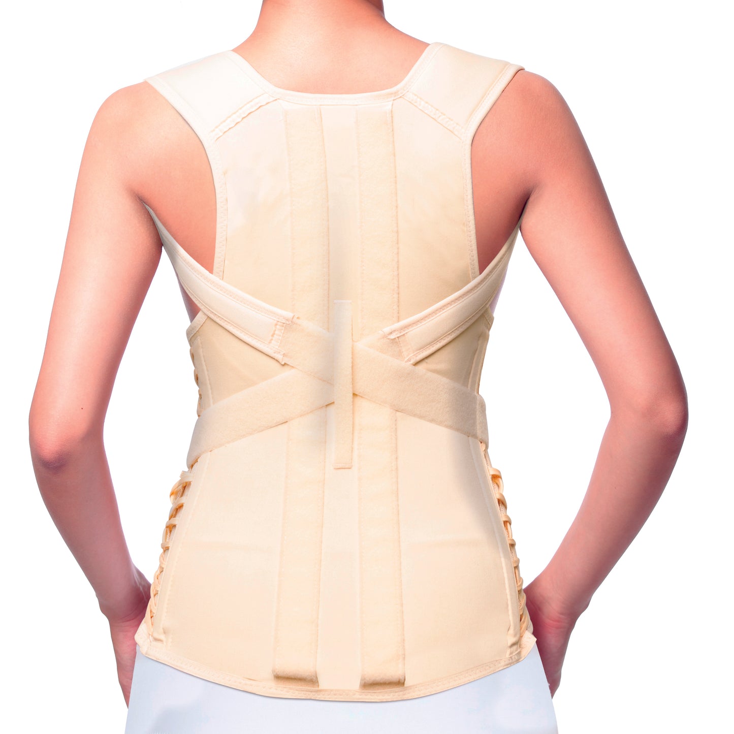 Ceinture dorso-lombaire serrage par lacets