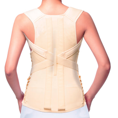 Ceinture dorso-lombaire serrage par lacets