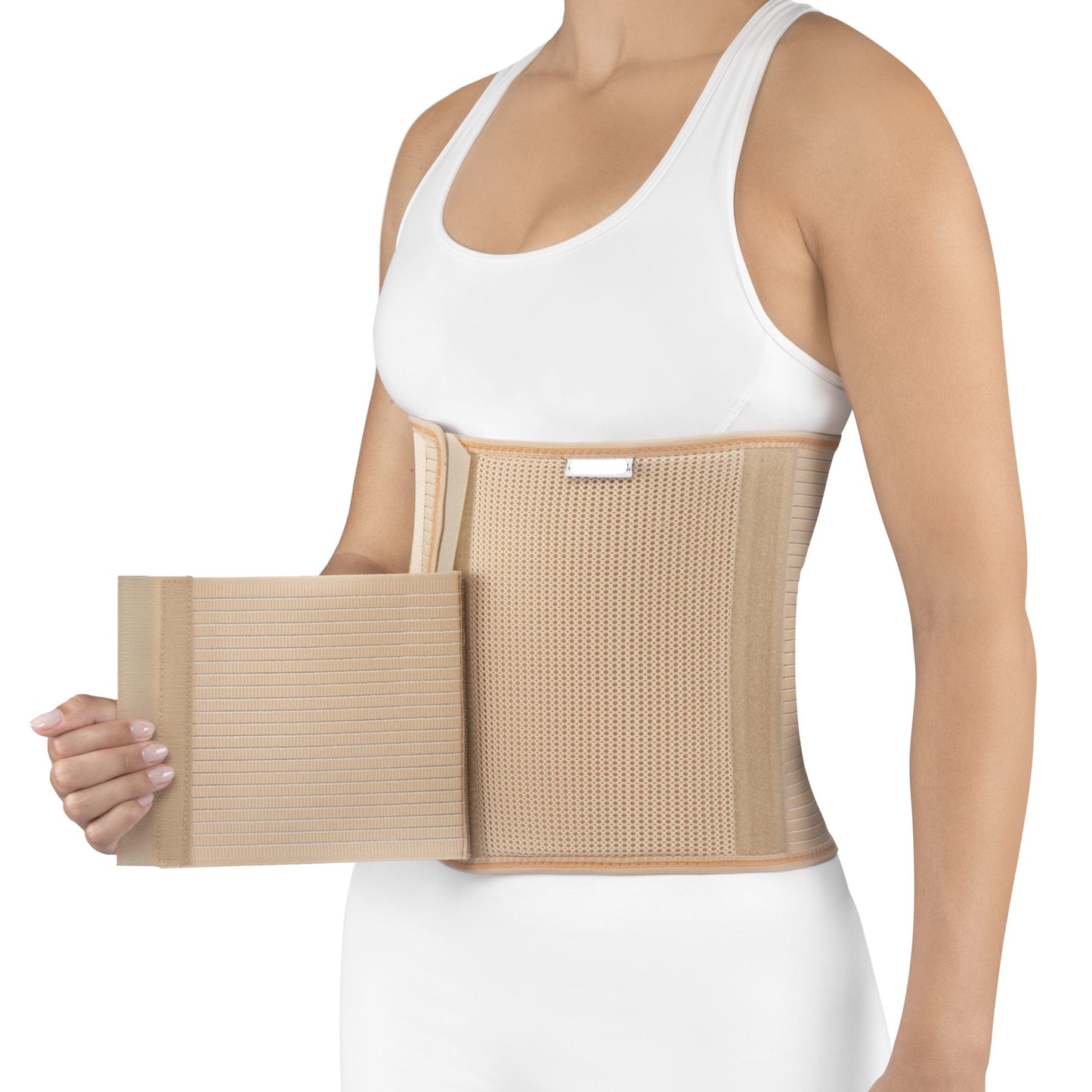 Ceinture de maintien abdominale avec zone de découpe sans plastron pour stomie StomaCare CSB