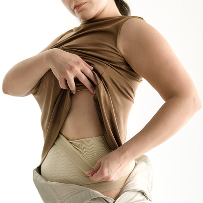 Ceinture de maintien abdominal et micro-massage Silver Wave