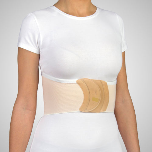 Ceinture de maintien pour réduction de hernie ombilicale ou abdominale