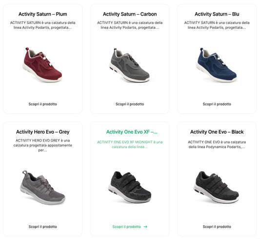 Chaussures thérapeutiques Podartis Activity Piuma