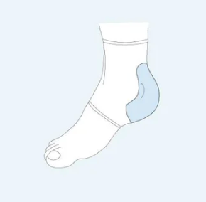 Chevillères de protection gel du talon Gel heel socks (paire)