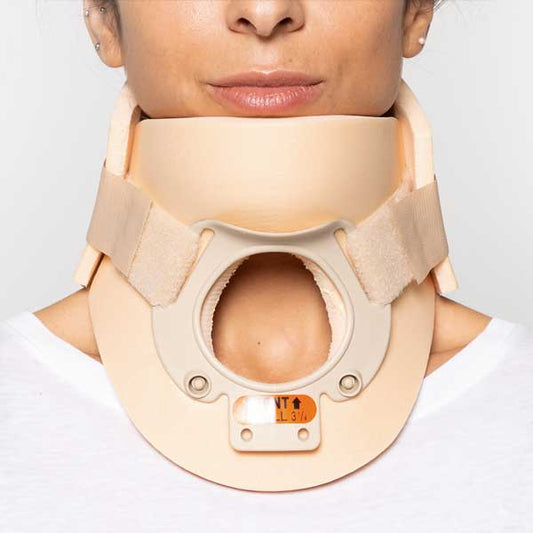 Collier cervical rigide mini-minerve avec 4 appuis type Philadelphia C4