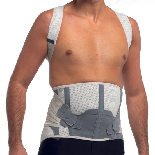 Ceinture de maintien dorso-lombaire ventre fort redresse-dos