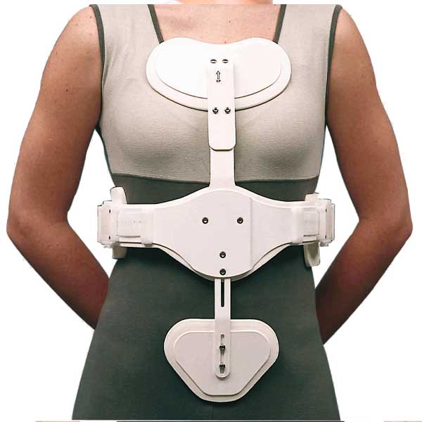 Corset de maintien du rachis en hyper-extension Cruciform