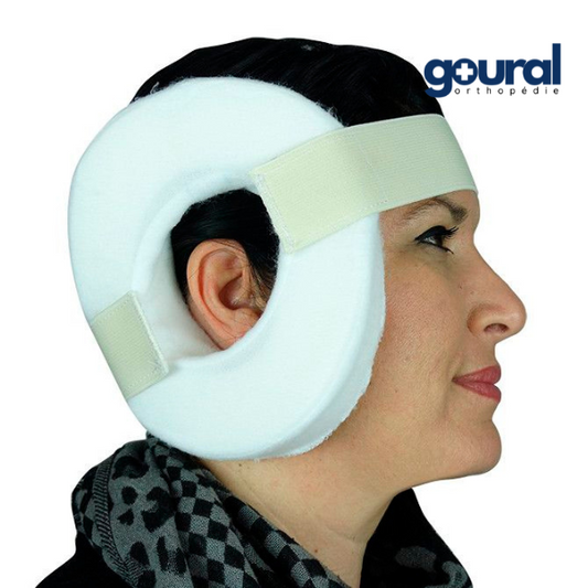 Coussin de décharge et de protection de l'oreille blanc