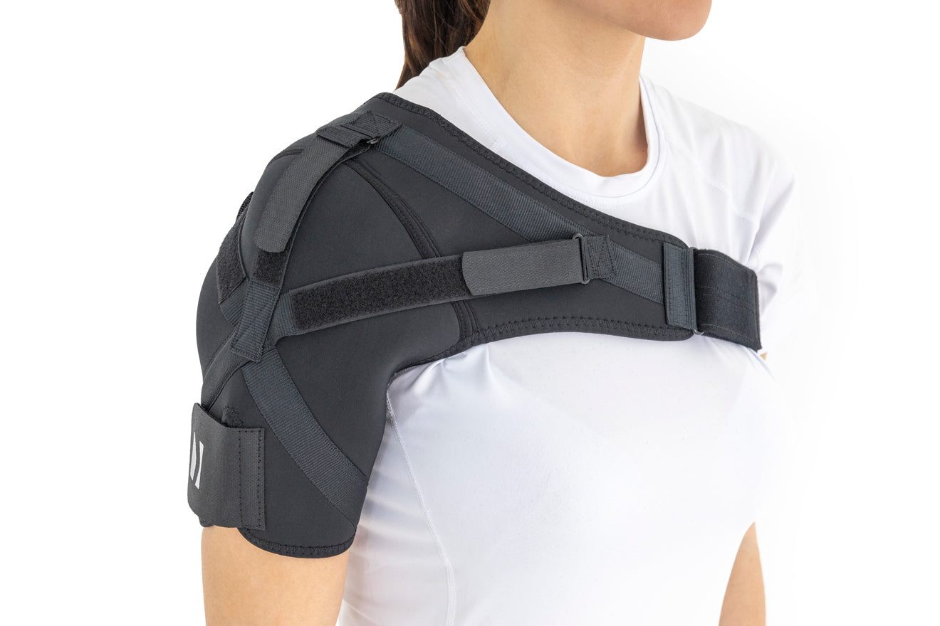 Epaulière de recentrage et maintien de l'épaule