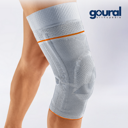 Genouillère ligamentaire et rotulienne Genu-Hit Confort avec anti-glisse (cuisse forte)