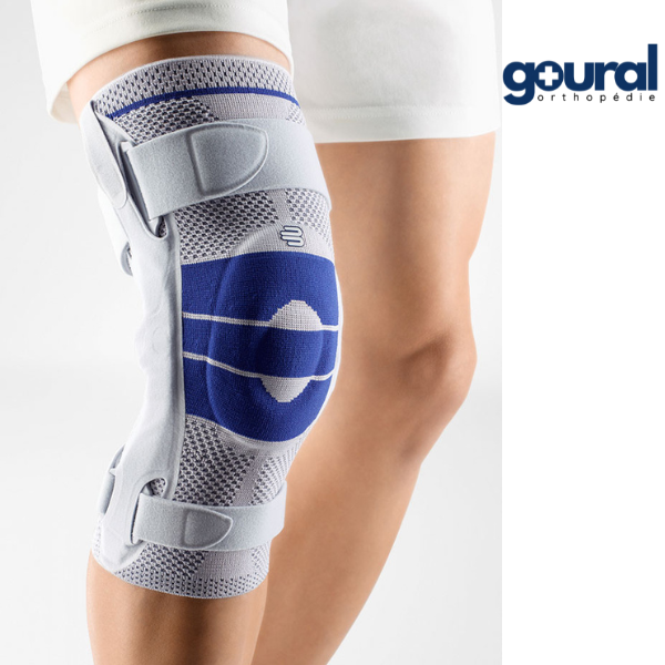 GenuTrain S Active knee brace with articulated side supports