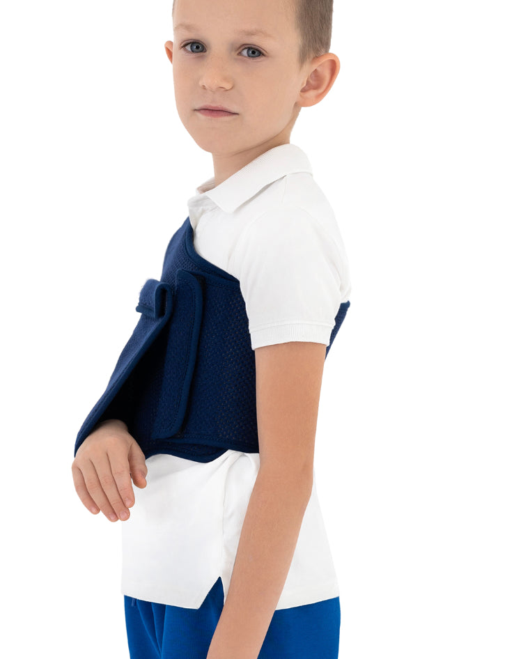 Pediatric shoulder immobilization vest