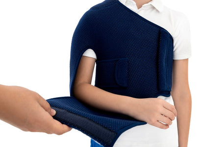 Pediatric shoulder immobilization vest