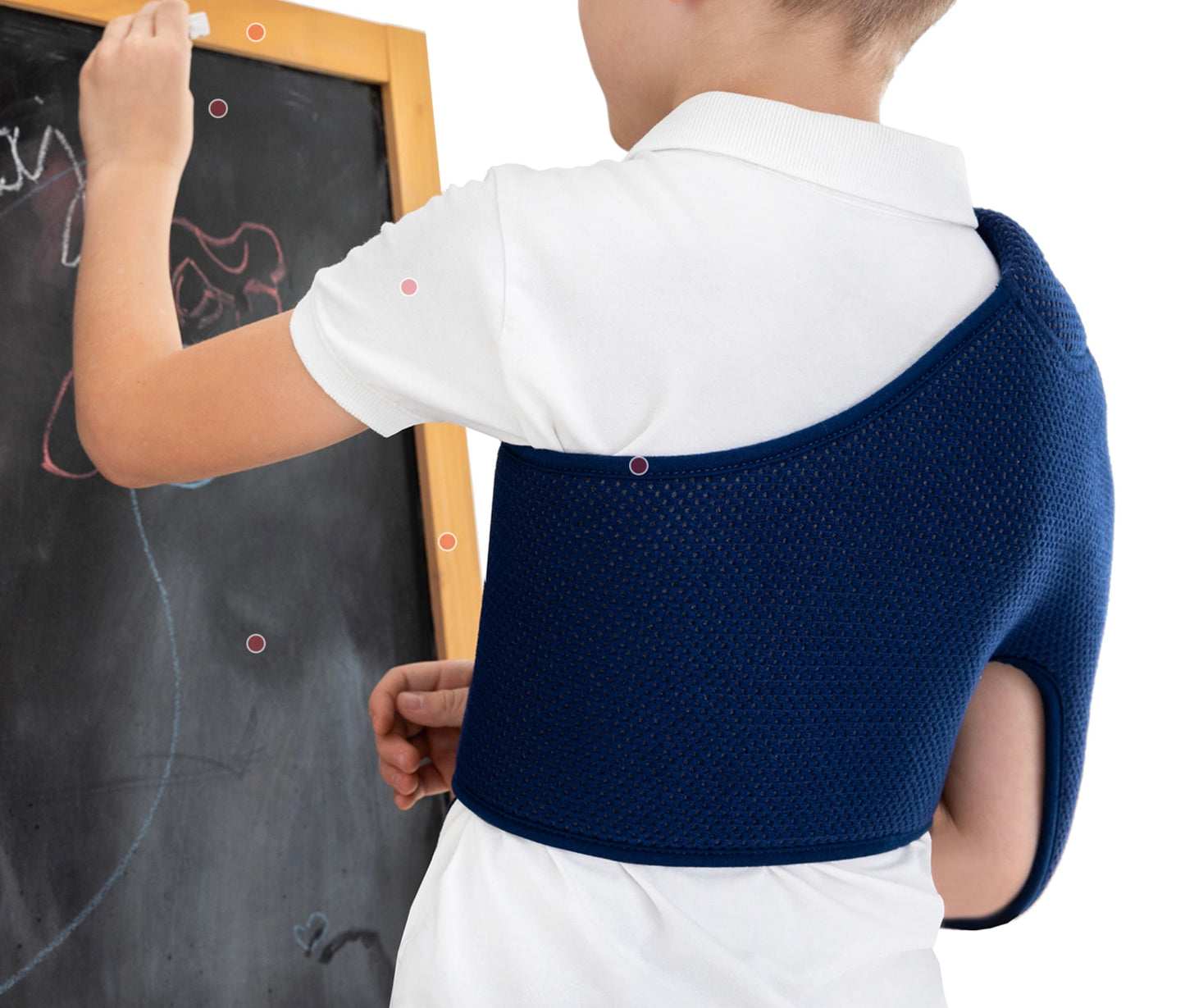 Pediatric shoulder immobilization vest