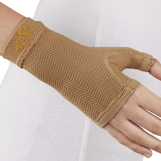 Mitaine compressive pour lymphœdème des membres supérieurs (classe II -23/32 mmHg)