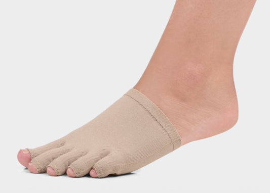 Mitaine pied-orteils pour lymphœdème du pied