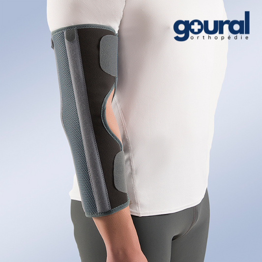 Attelle d'immobilisation du coude en extension CubElbow