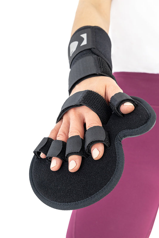Orthèse de main et de positionnement individuel des doigts ABS version avec poignet