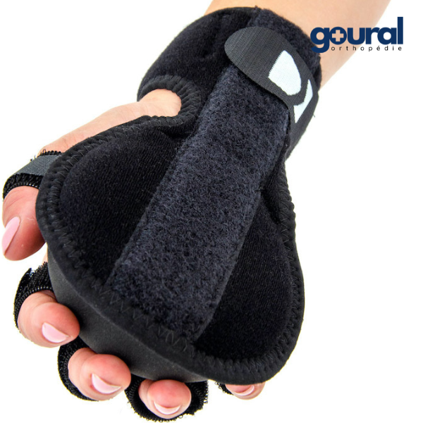 ABS hand orthosis and individual finger positioning version with wrist