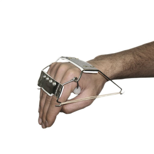 Orthèse de main dynamique pour mise en flexion passive des MP au niveau des 4 P1