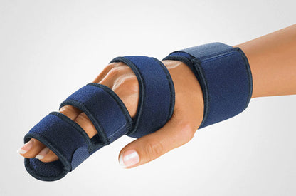 Orthèse de repos poignet main doigt sans pouce Manu-palm II