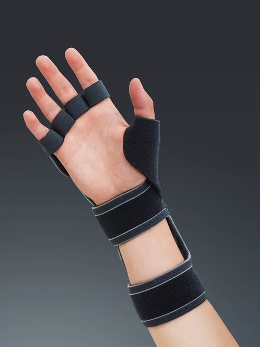 Orthèse repos poignet main doigts indivi pouce