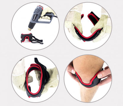 RDP Carbon Goural Dynamic Foot Lifter (Knee Support + Adjustable Tension Elastic + Hooks) 